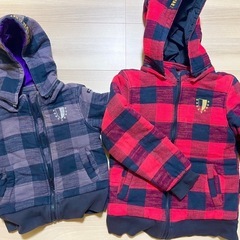 男の子 アウター 冬用 110cm~130cm 2着セット まとめ売りの画像