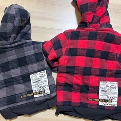 男の子 アウター 冬用 110cm~130cm 2着セット まとめ売りの画像