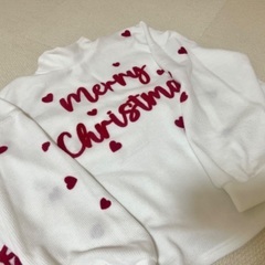 クリスマスニット　ペアの画像