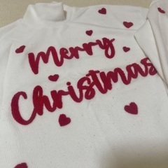 クリスマスニット　ペアの画像