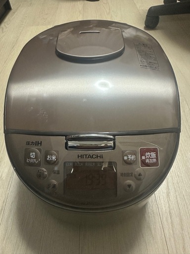 【引取者決定】炊飯器(一升焚き)
