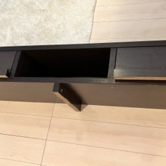 LOWYA購入 [幅150] ローテレビ台 52型対応 木製 の画像