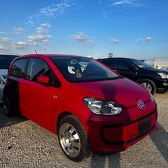 期間限定Volkswagen up! アップ　赤色  アルミホイ...