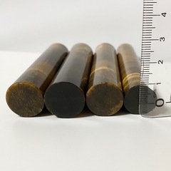⑥印材　タイガーアイ　トラメ　4本セットの画像