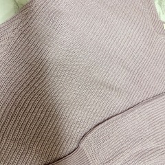🤍パープル　ラメニットの画像
