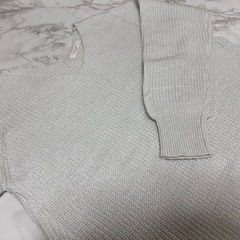 🤍ライトグレー　ラメニット
の画像