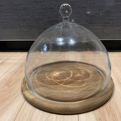ガラスドーム　ケーキ　スタンド