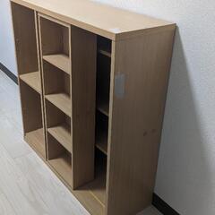 本棚　スライド式の画像