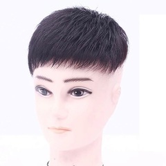 NICEHAIR メンズウィッグ 部分かつら つむじウィッグ 人毛