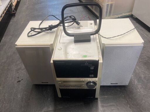 ☆中古￥2,800！Panasonic　コンポ　家電　SA-PM730SD型　【BJ115】