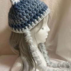 猫耳帽子の画像