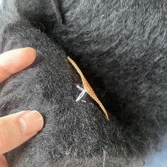 ロエベ　マフラー　モヘア　ブラックの画像