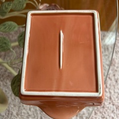 皿　トレイ　片口付き　陶器　11.5×15.5×高さ3.3センチの画像