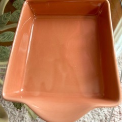 皿　トレイ　片口付き　陶器　11.5×15.5×高さ3.3センチの画像