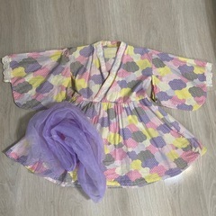 浴衣　キッズ　120cm