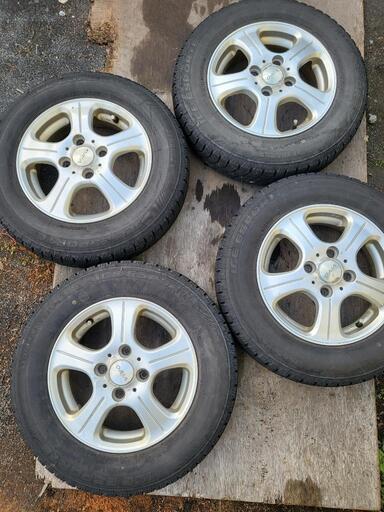 決定。軽自動車　145 80R13  BS　アイスパートナー  　アルミタイヤ4本
