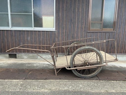 【GO-273】リヤカー 荷台 運搬車 大八車 昭和レトロ 農業