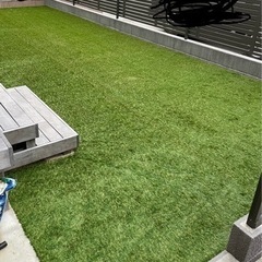 人工芝　お庭　外構