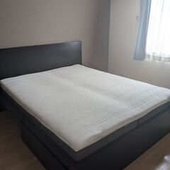 IKEA ベッド マットレス ベッドパッド クイーンサイズ