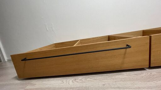 無印良品　ベッドフレーム下収納　キャスター付き　２個セット