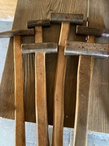 古い大工道具いろいろ
