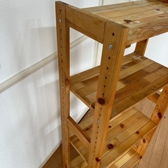5000円木の棚　（高さ調整可・縦120横55奥行き30）の画像