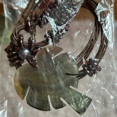 チョーカー　ネックレス　貝殻　パーム椰子モチーフ　原宿ムラサキスポーツ