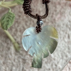 チョーカー　ネックレス　貝殻　パーム椰子モチーフ　原宿ムラサキスポーツの画像