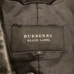 BURBERRY BLACK LABEL 羊革 ライダース レザージャケット の画像