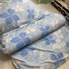 敷布団 カバー付き シングル布団の画像