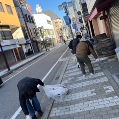 松本市駅前ゴミ拾い😊