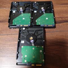 SEAGATE Barracuda 内蔵3.5inchHDD 2TB  3台の画像