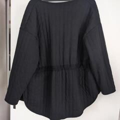 オーバーサイズアウター黒の画像