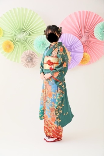 成人式振袖　一式　小物も全て揃ってます。