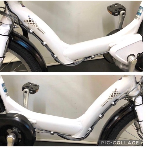 1都4県全域送料無料　業界最長12ヶ月保証　電動アシスト自転車　ブリヂストン　20インチ 子供乗せ　3人乗り 白色　人気　g1021