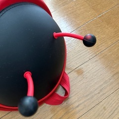 てんとう虫のキッズリュックの画像