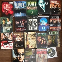 大量のDVD