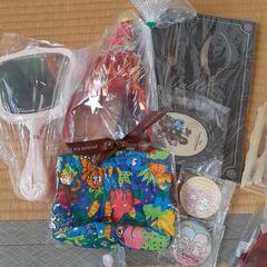 女の子 雑貨 巾着 バレッタ 毛糸編み まとめ売りの画像