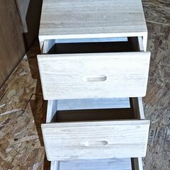 桐製3段チェスト キャビネット タンスの画像