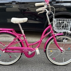 【値下げ中】美品　自転車　メゾピアノ　20インチ　オートライト付きの画像