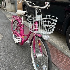 【値下げ中】美品　自転車　メゾピアノ　20インチ　オートライト付きの画像