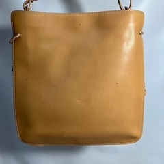 ☆値下げ☆K2410-574 キタムラ ハンドバッグ ポーチ付き シミあり 中古の画像