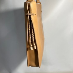 ☆値下げ☆K2410-574 キタムラ ハンドバッグ ポーチ付き シミあり 中古の画像