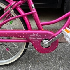 【値下げ中】美品　自転車　メゾピアノ　20インチ　オートライト付きの画像