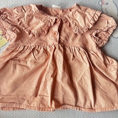 Loulou ami 襟付きトップス チュニック90 ピンク