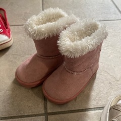 ピンクブーツ14cm