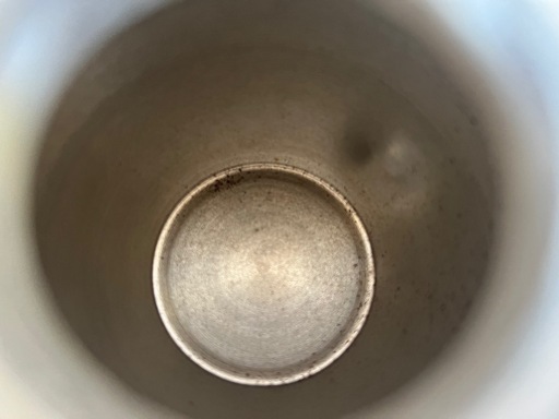 【GO-278】茶入 茶筒 茶道具 錫 間村自造