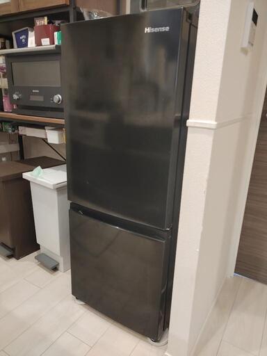 最終値下げ　Hisence 冷蔵庫 162L ブラック
