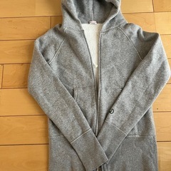 DRESSTERIOR 刺繍ジップアップパーカー　グレー