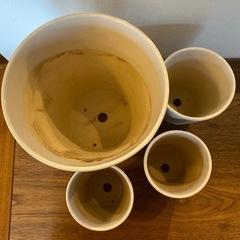 植木鉢4点の画像